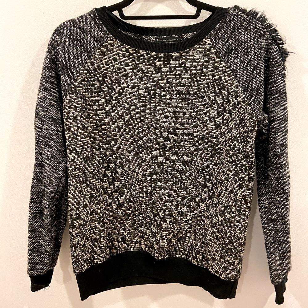 Zara tweed sweater